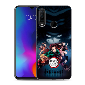 Силиконовый противоударный чехол на Lenovo K10 Note с принтом Demon Slayer Клинок рассекающий демонов Силиконовый противоударный чехол на Lenovo K10 Note с принтом Demon Slayer Клинок рассекающий демонов
