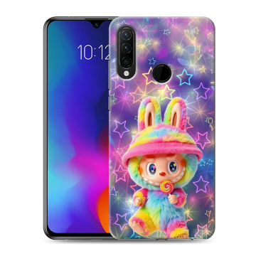 Силиконовый противоударный чехол на Lenovo K10 Note с принтом Labubu Лабубу