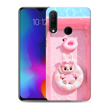 Силиконовый противоударный чехол на Lenovo K10 Note с принтом Labubu Лабубу