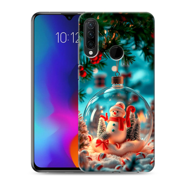 Силиконовый противоударный чехол на Lenovo K10 Note с принтом Новый год Силиконовый противоударный чехол на Lenovo K10 Note с принтом Новый год