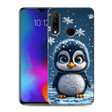 Силиконовый противоударный чехол на Lenovo K10 Note с принтом Новый год Силиконовый противоударный чехол на Lenovo K10 Note с принтом Новый год