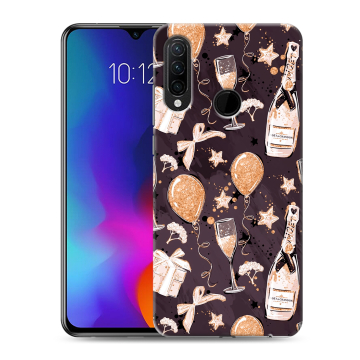 Силиконовый противоударный чехол на Lenovo K10 Note с принтом Новый год Силиконовый противоударный чехол на Lenovo K10 Note с принтом Новый год