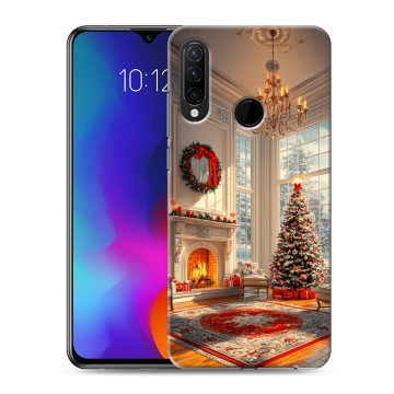 Силиконовый противоударный чехол на Lenovo K10 Note с принтом Новый год