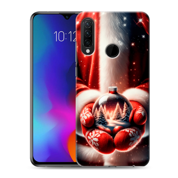 Силиконовый противоударный чехол на Lenovo K10 Note с принтом Новый год