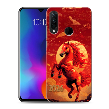 Силиконовый противоударный чехол на Lenovo K10 Note с принтом Новый год