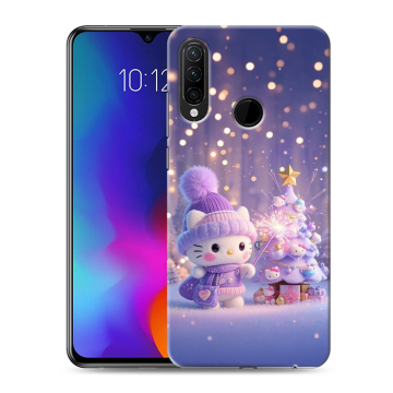 Силиконовый противоударный чехол на Lenovo K10 Note с принтом Новый год