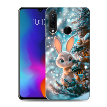 Силиконовый противоударный чехол на Lenovo K10 Note с принтом Новый год
