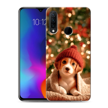 Силиконовый противоударный чехол на Lenovo K10 Note с принтом Новый год