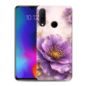 Силиконовый противоударный чехол на Lenovo K10 Note с принтом женский