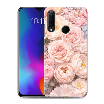 Силиконовый противоударный чехол на Lenovo K10 Note с принтом женский
