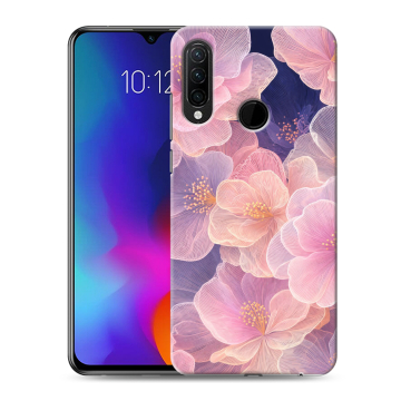 Силиконовый противоударный чехол на Lenovo K10 Note с принтом женский