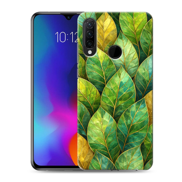 Силиконовый противоударный чехол на Lenovo K10 Note с принтом женский