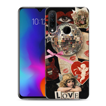 Силиконовый противоударный чехол на Lenovo K10 Note с принтом для девочек