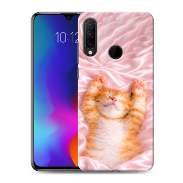 Силиконовый противоударный чехол на Lenovo K10 Note с принтом женский