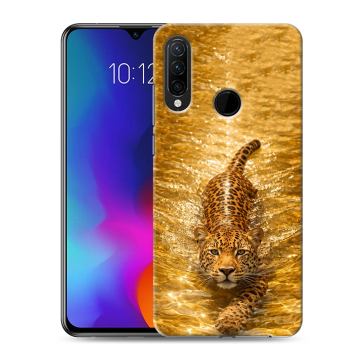 Силиконовый противоударный чехол на Lenovo K10 Note с принтом женский