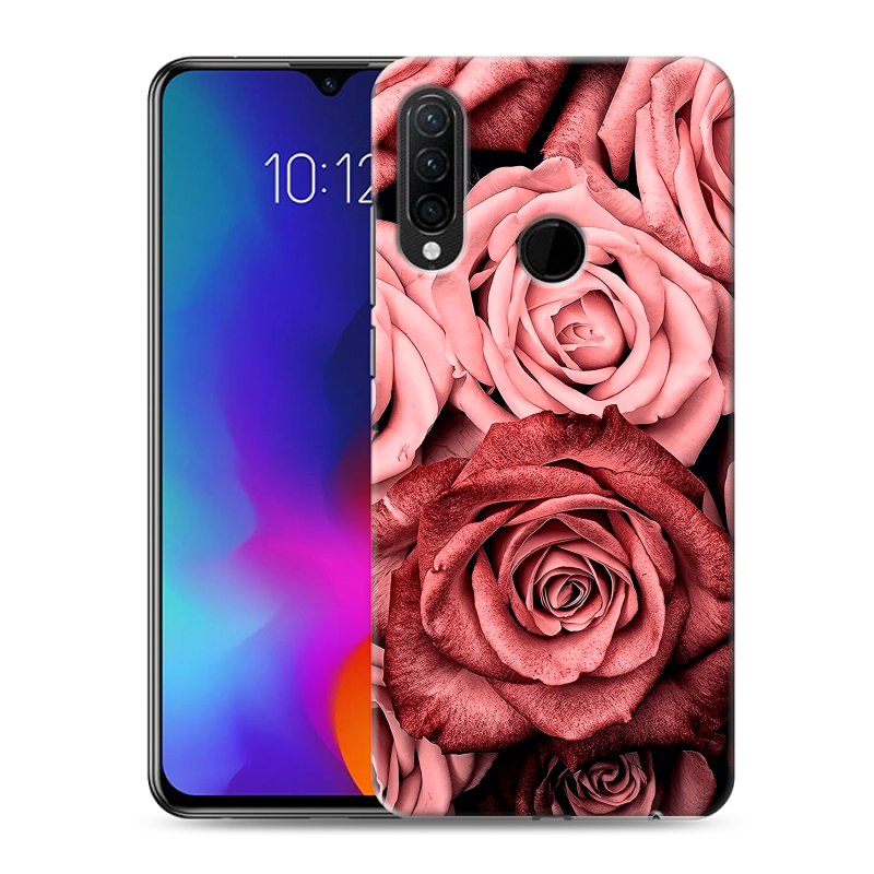 Силиконовый противоударный чехол на Lenovo K10 Note с принтом Цветы розы Силиконовый противоударный чехол на Lenovo K10 Note с принтом Цветы розы