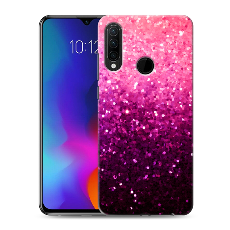 Силиконовый противоударный чехол на Lenovo K10 Note с принтом Блестки Силиконовый противоударный чехол на Lenovo K10 Note с принтом Блестки