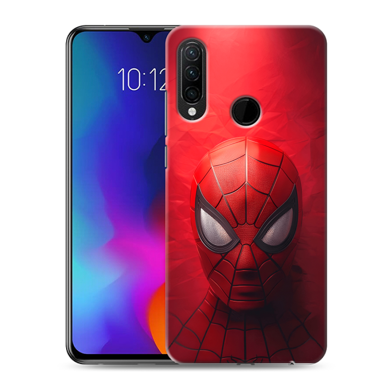 Силиконовый противоударный чехол на Lenovo K10 Note с принтом Spiderman Человек паук Силиконовый противоударный чехол на Lenovo K10 Note с принтом Spiderman Человек паук
