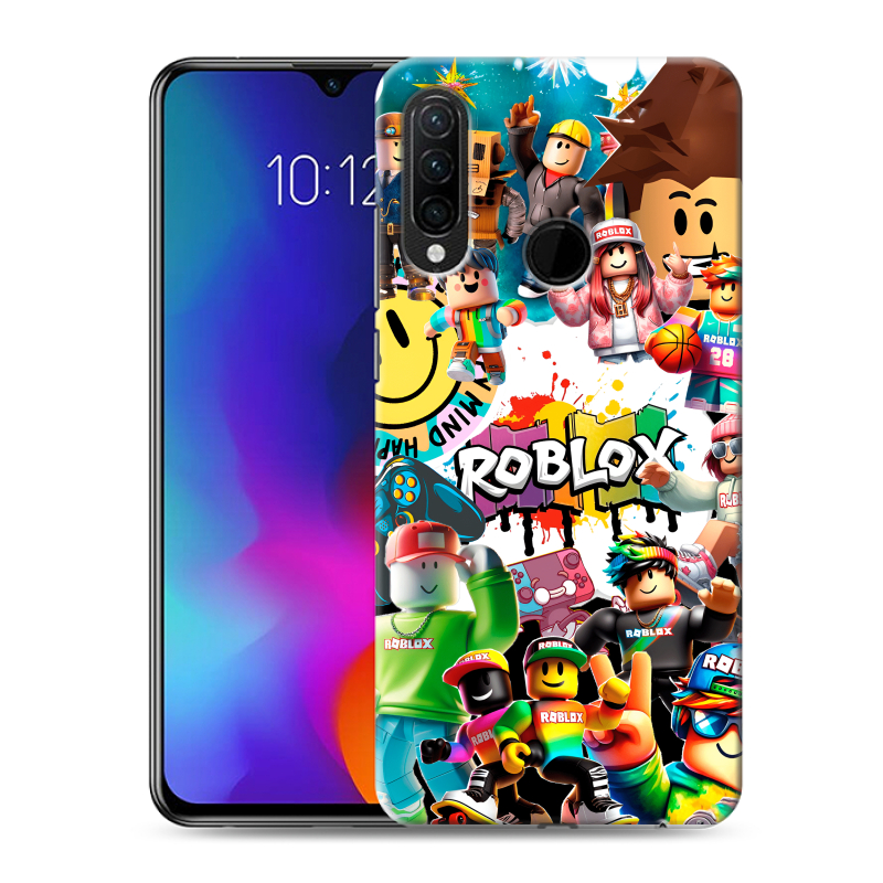 Силиконовый противоударный чехол на Lenovo K10 Note с принтом Roblox Роблокс Силиконовый противоударный чехол на Lenovo K10 Note с принтом Roblox Роблокс