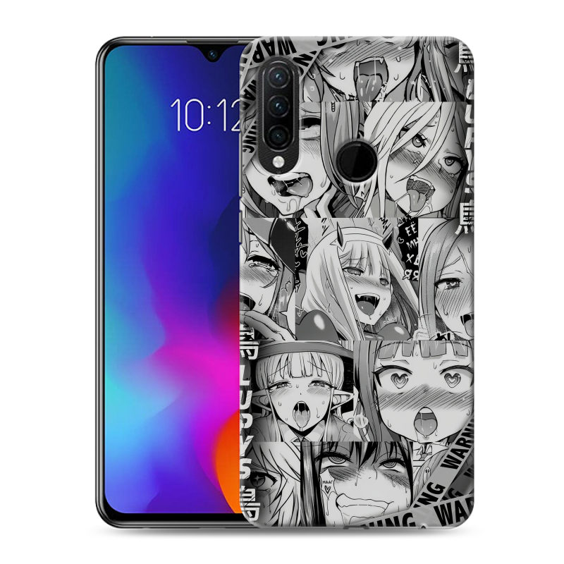 Силиконовый противоударный чехол на Lenovo K10 Note с принтом Ahegao Ахегао Аниме Силиконовый противоударный чехол на Lenovo K10 Note с принтом Ahegao Ахегао Аниме