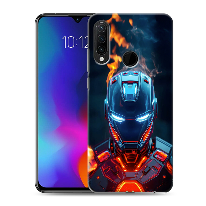 Силиконовый противоударный чехол на Lenovo K10 Note с принтом IronMan Железный человек Силиконовый противоударный чехол на Lenovo K10 Note с принтом IronMan Железный человек