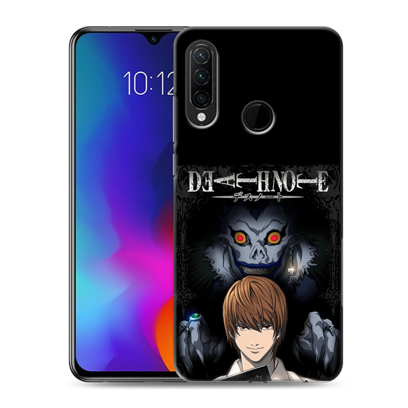 Силиконовый противоударный чехол на Lenovo K10 Note с принтом Death note Тетрадь смерти Силиконовый противоударный чехол на Lenovo K10 Note с принтом Death note Тетрадь смерти