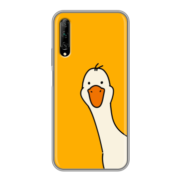 Силиконовый противоударный чехол на Huawei Y9s с принтом Утка