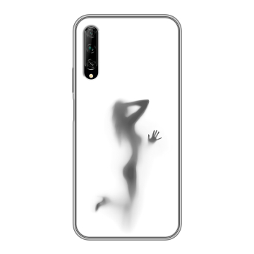 Силиконовый противоударный чехол на Huawei Y9s с принтом Силуэт