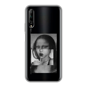 Силиконовый противоударный чехол на Huawei Y9s с принтом Мона Лиза