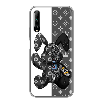 Силиконовый противоударный чехол на Huawei Y9s с принтом Луи робот Силиконовый противоударный чехол на Huawei Y9s с принтом Луи робот