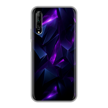 Силиконовый противоударный чехол на Huawei Y9s с принтом Абстракиция