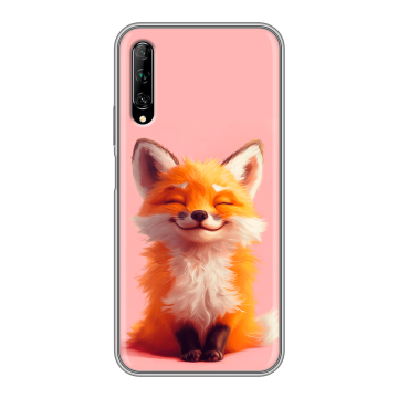 Силиконовый противоударный чехол на Huawei Y9s с принтом милая лиса Силиконовый противоударный чехол на Huawei Y9s с принтом милая лиса