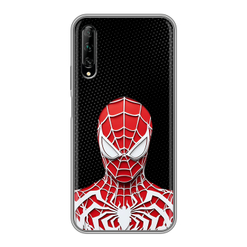 Силиконовый противоударный чехол на Huawei Y9s с принтом человек паук spiderman