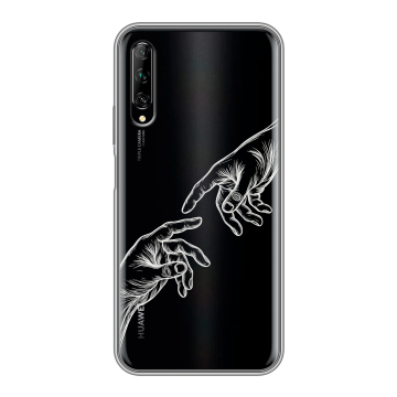 Силиконовый противоударный чехол на Huawei Y9s с принтом Сотворение мира Силиконовый противоударный чехол на Huawei Y9s с принтом Сотворение мира