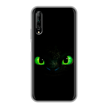 Силиконовый противоударный чехол на Huawei Y9s с принтом Как приручить дракона Силиконовый противоударный чехол на Huawei Y9s с принтом Как приручить дракона