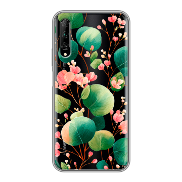 Силиконовый противоударный чехол на Huawei Y9s с принтом женский Силиконовый противоударный чехол на Huawei Y9s с принтом женский
