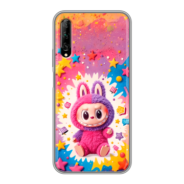 Силиконовый противоударный чехол на Huawei Y9s с принтом Labubu Лабубу Силиконовый противоударный чехол на Huawei Y9s с принтом Labubu Лабубу