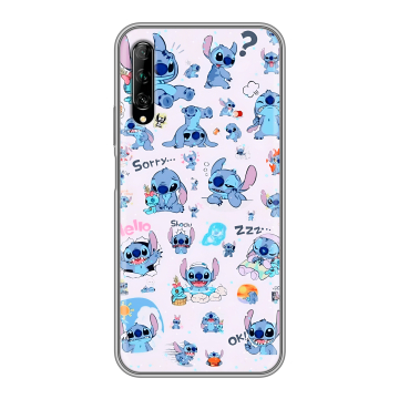 Силиконовый противоударный чехол на Huawei Y9s с принтом Лило и Стич