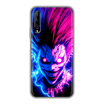 Силиконовый противоударный чехол на Huawei Y9s с принтом Death note Тетрадь смерти Силиконовый противоударный чехол на Huawei Y9s с принтом Death note Тетрадь смерти