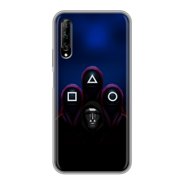 Силиконовый противоударный чехол на Huawei Y9s с принтом Игра Кальмара Силиконовый противоударный чехол на Huawei Y9s с принтом Игра Кальмара