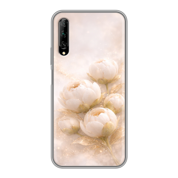 Силиконовый противоударный чехол на Huawei Y9s с принтом женский