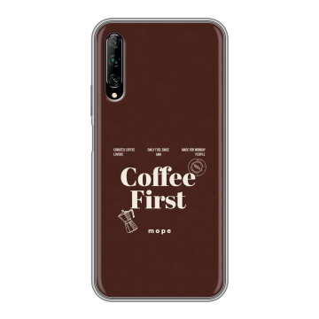 Силиконовый противоударный чехол на Huawei Y9s с принтом женский