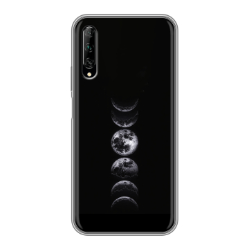 Силиконовый противоударный чехол на Huawei Y9s с принтом женский