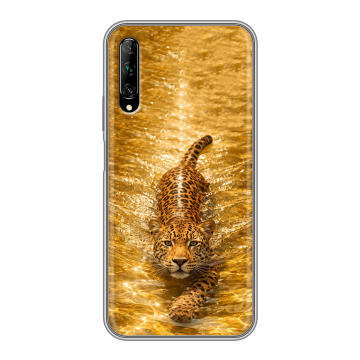 Силиконовый противоударный чехол на Huawei Y9s с принтом женский