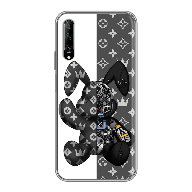 Силиконовый противоударный чехол на Huawei Y9s с принтом Луи робот Силиконовый противоударный чехол на Huawei Y9s с принтом Луи робот