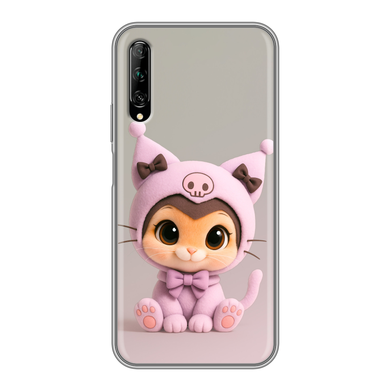 Силиконовый противоударный чехол на Huawei Y9s с принтом Куроми Kuromi Силиконовый противоударный чехол на Huawei Y9s с принтом Куроми Kuromi