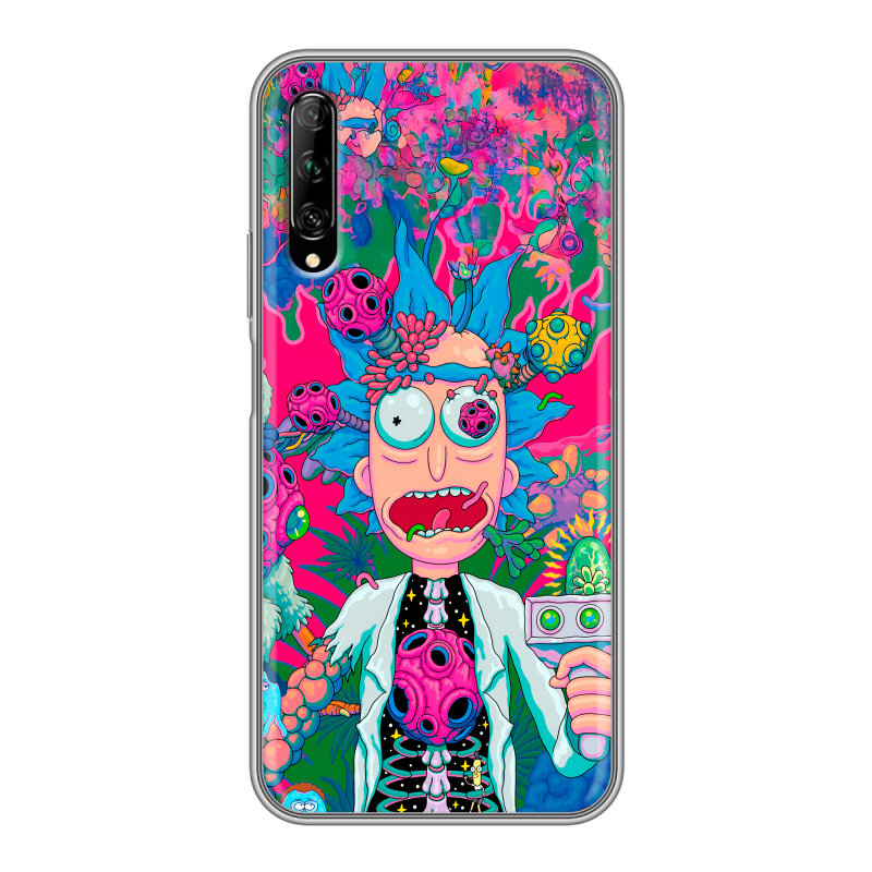 Силиконовый противоударный чехол на Huawei Y9s с принтом Рик и Морти Rick Morty Силиконовый противоударный чехол на Huawei Y9s с принтом Рик и Морти Rick Morty