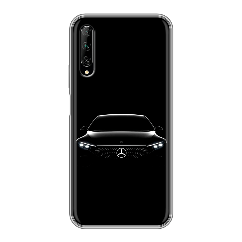 Силиконовый противоударный чехол на Huawei Y9s с принтом Mercedes Мерседес Силиконовый противоударный чехол на Huawei Y9s с принтом Mercedes Мерседес