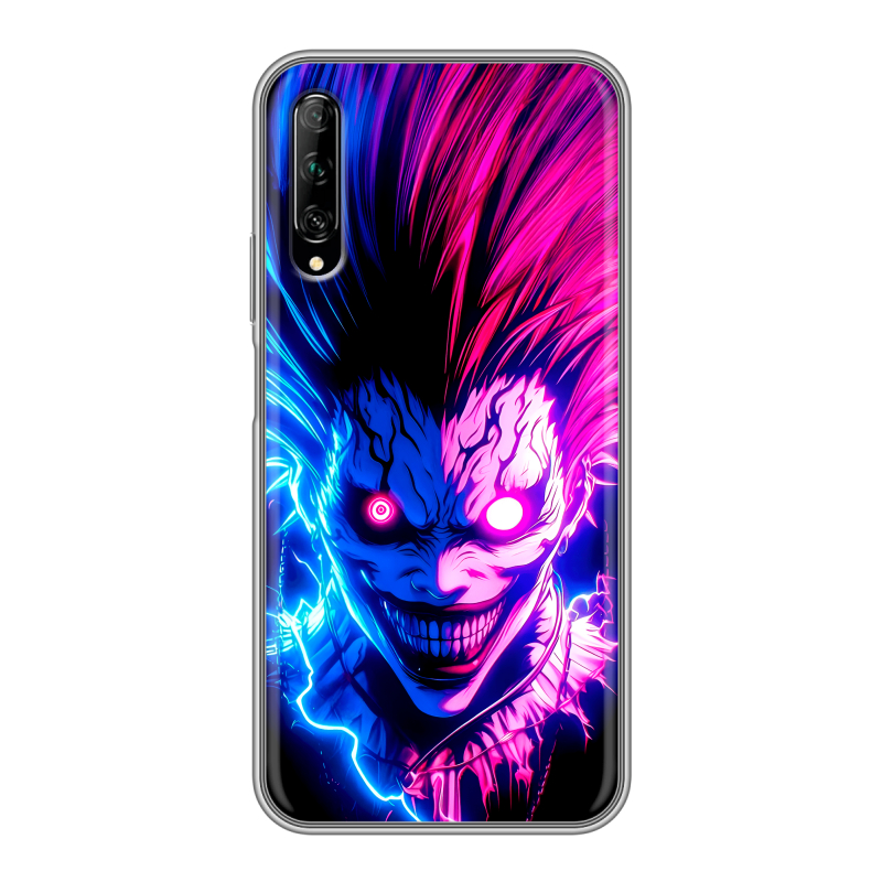 Силиконовый противоударный чехол на Huawei Y9s с принтом Death note Тетрадь смерти Силиконовый противоударный чехол на Huawei Y9s с принтом Death note Тетрадь смерти