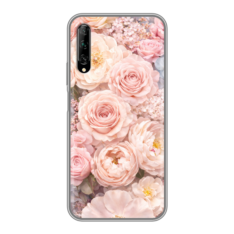 Силиконовый противоударный чехол на Huawei Y9s с принтом женский Силиконовый противоударный чехол на Huawei Y9s с принтом женский